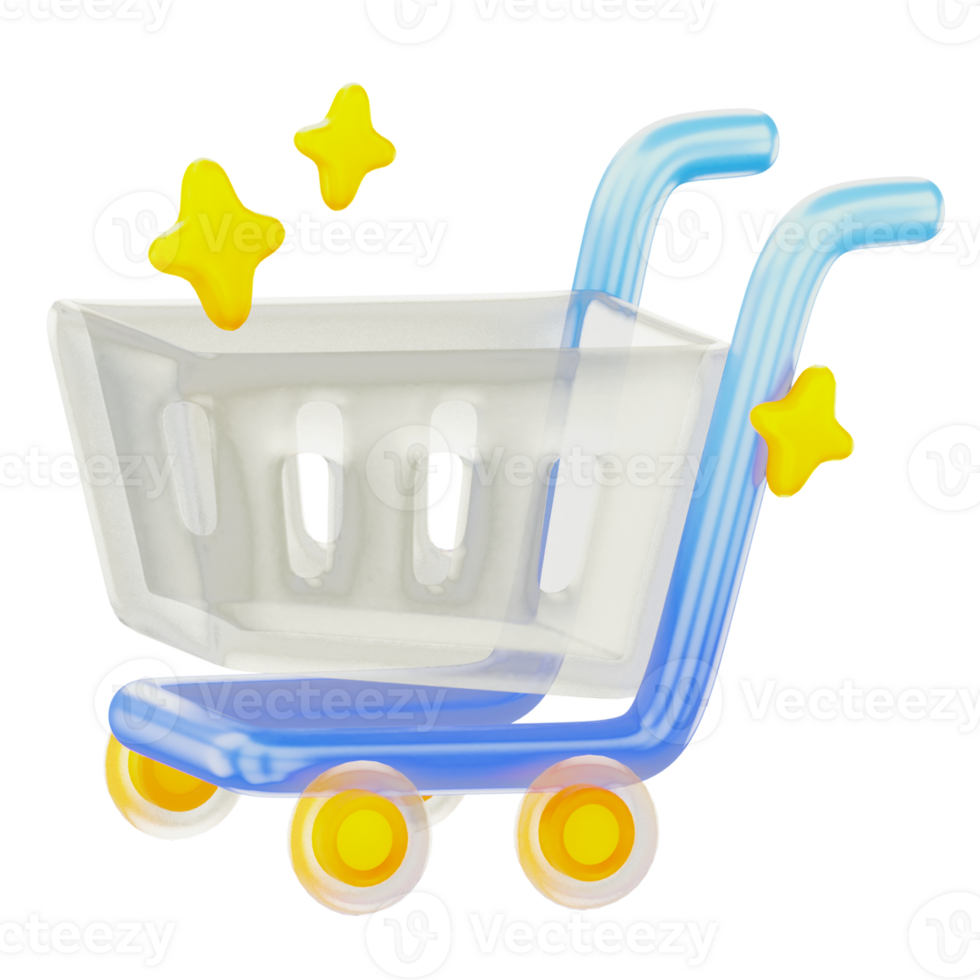 Shopping Cart 3d User Interface Icon png