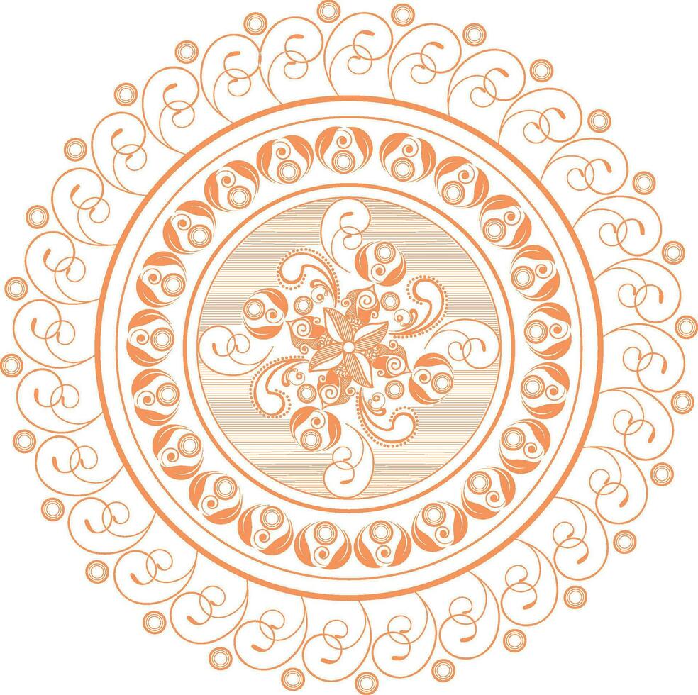 hermosa artístico floral diseño. vector