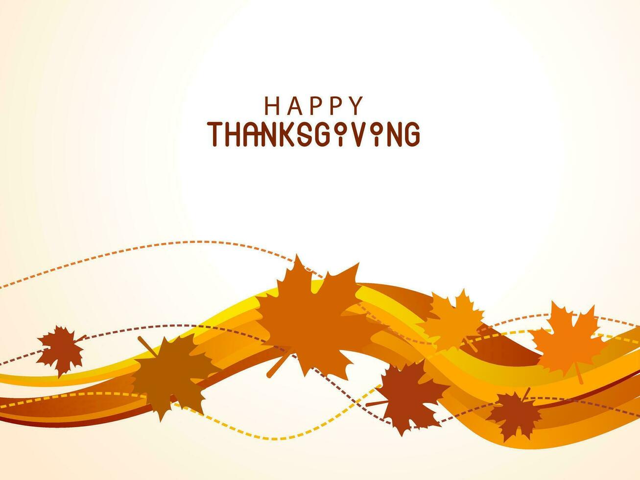 Happy Thanksgiving Background. vector