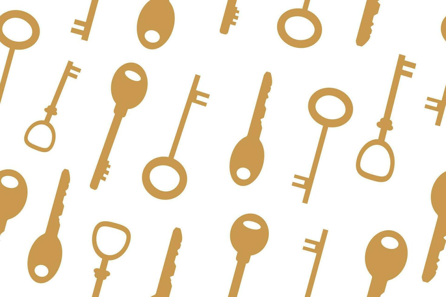 Key icon seamless pattern background. Business flat vector illustration. Vector illustration