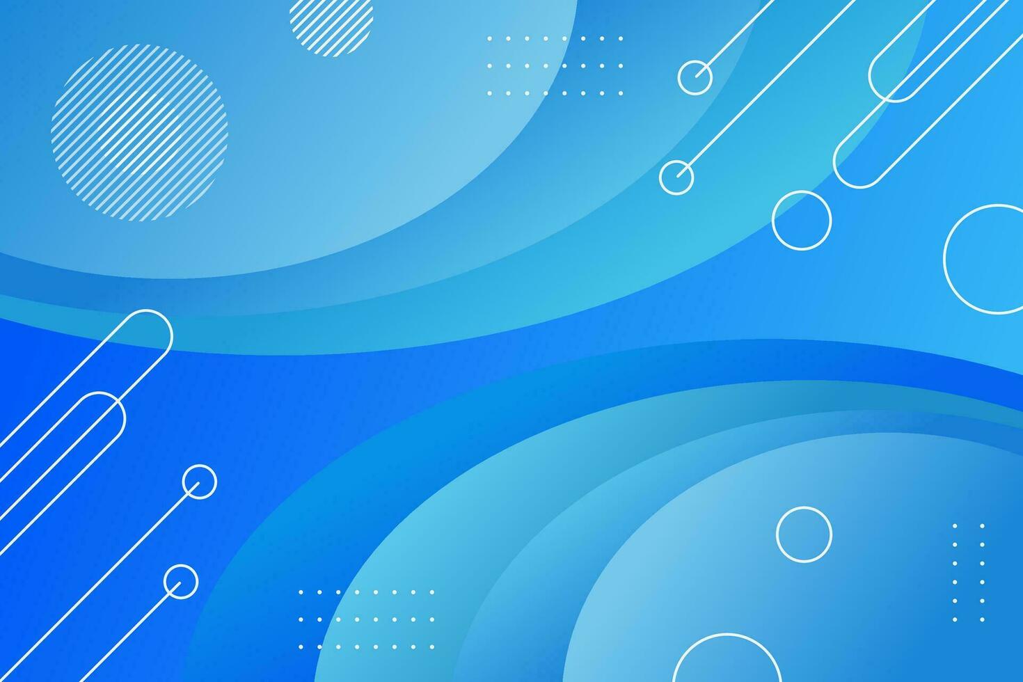 Blue gradient abstract geometric background vector