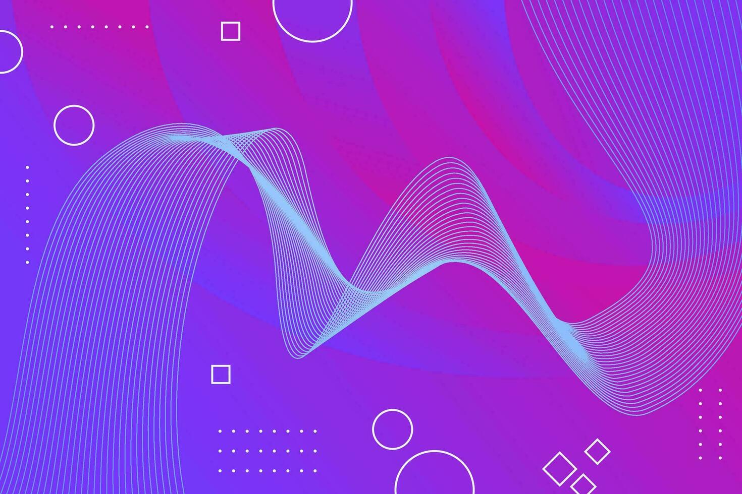 Purple gradient abstract geometric background vector