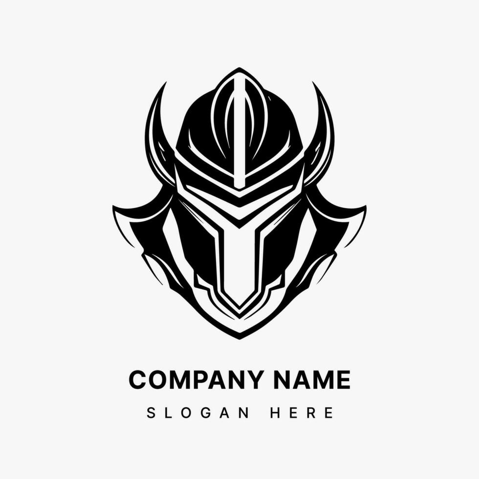 Armored Identity  Unleash the essence of resilience and fortitude in your brand with an impactful logo featuring an intricate armor illustration. vector