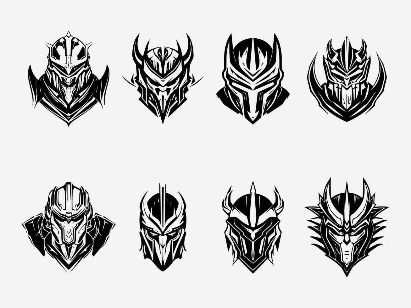 Armored Identity  Unleash the essence of resilience and fortitude in your brand with an impactful logo featuring an intricate armor illustration. vector