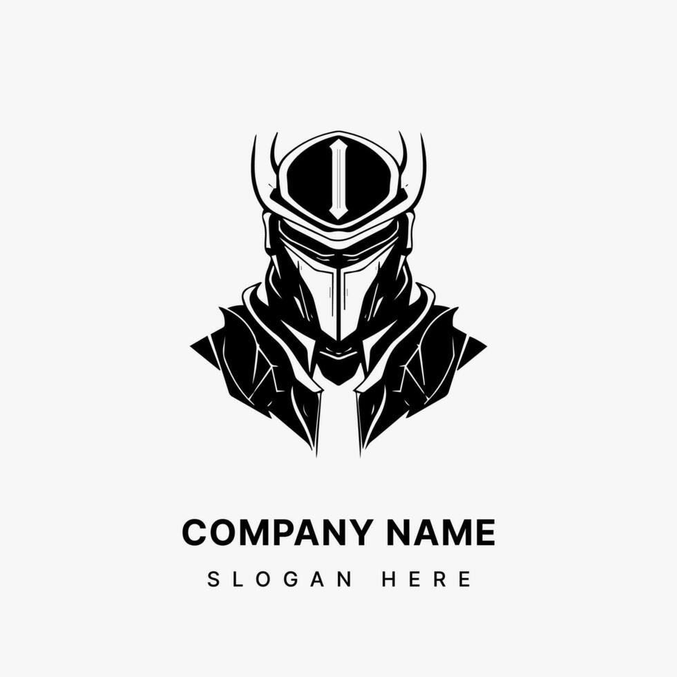 Guardian Shield Logo  Forge a powerful brand identity with an armor inspired illustration that symbolizes protection and security. vector