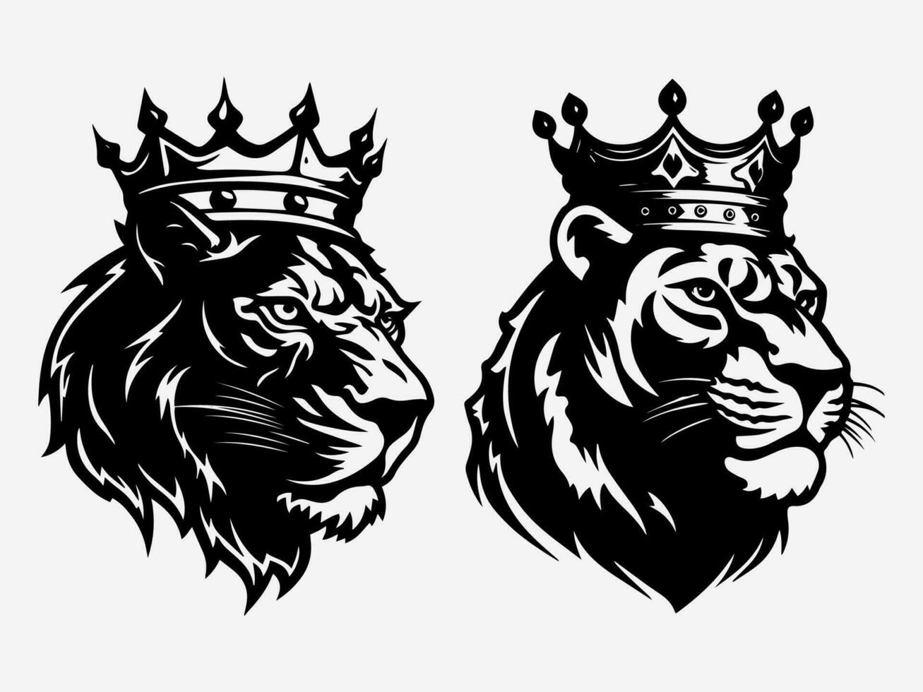 panther hand drawn logo design illustration vector