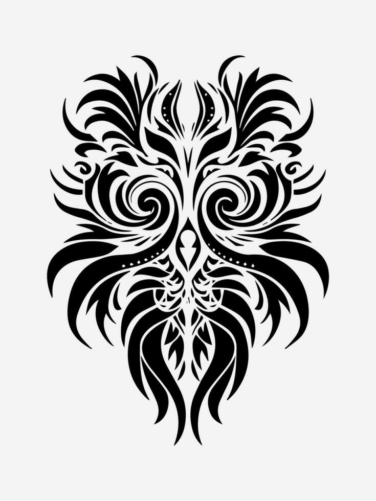 tribal tattoo design element vector