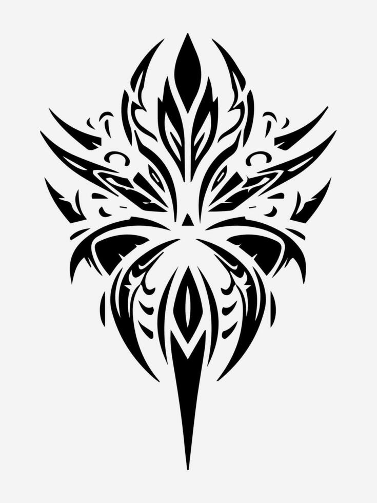 animal tribal tatuaje diseño elemento vector