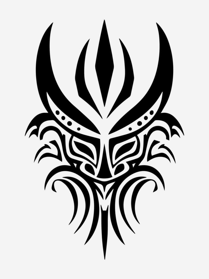 tribal tattoo design element vector