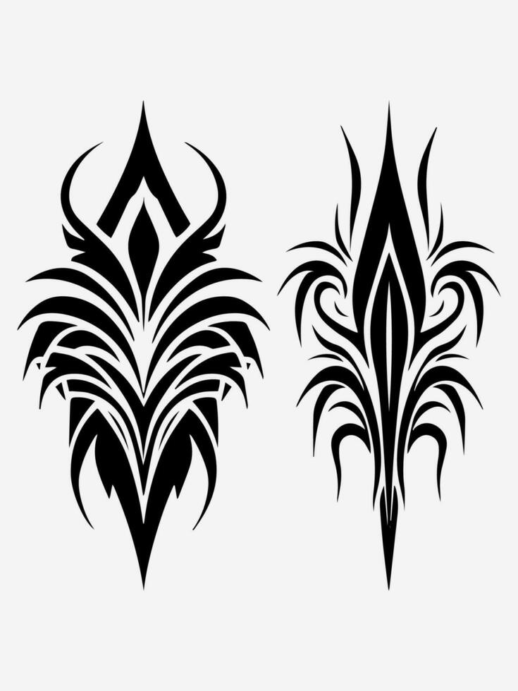 tribal tatuaje diseño elemento vector