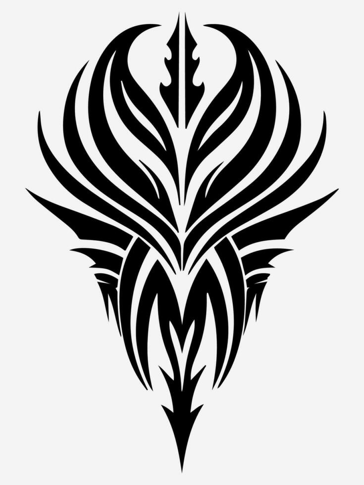 tribal tattoo design element vector