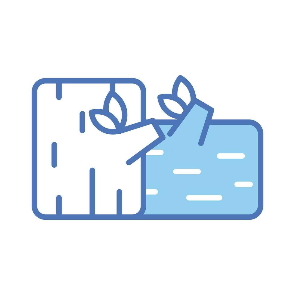 Grab this carefully designed icon of firewood in modern stye, ready to use icon vector