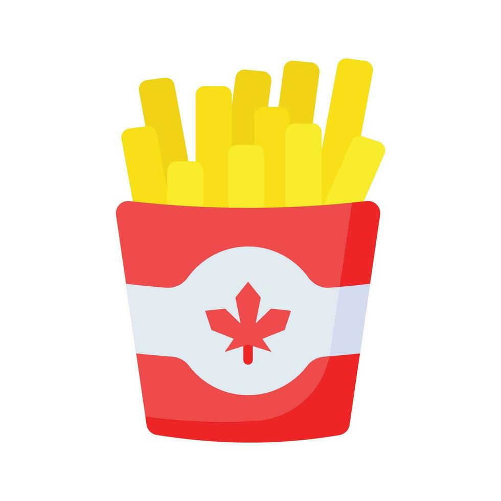 Yummy french fries vector design in modern style, ready to use icon