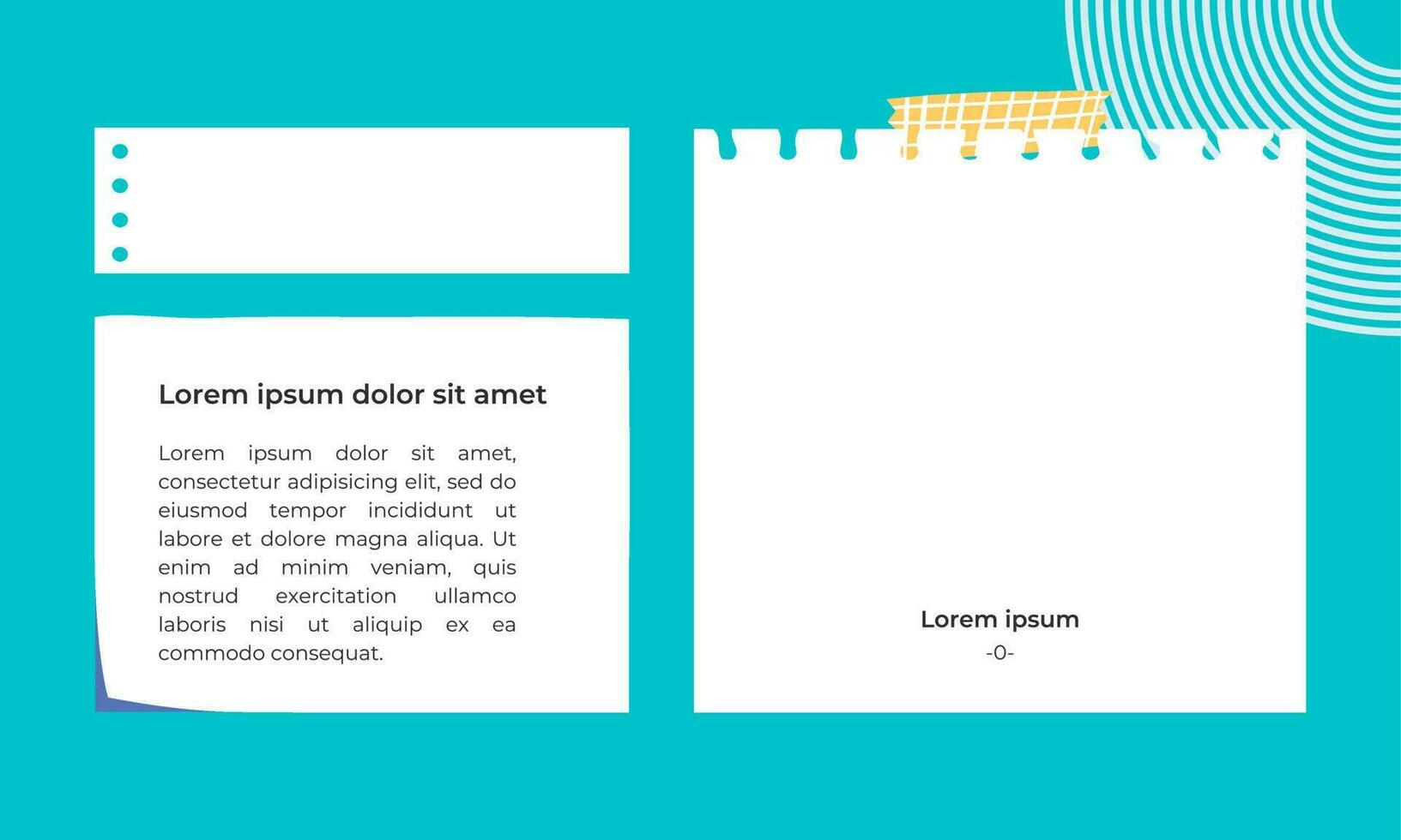 Business presentation template infographic vector design