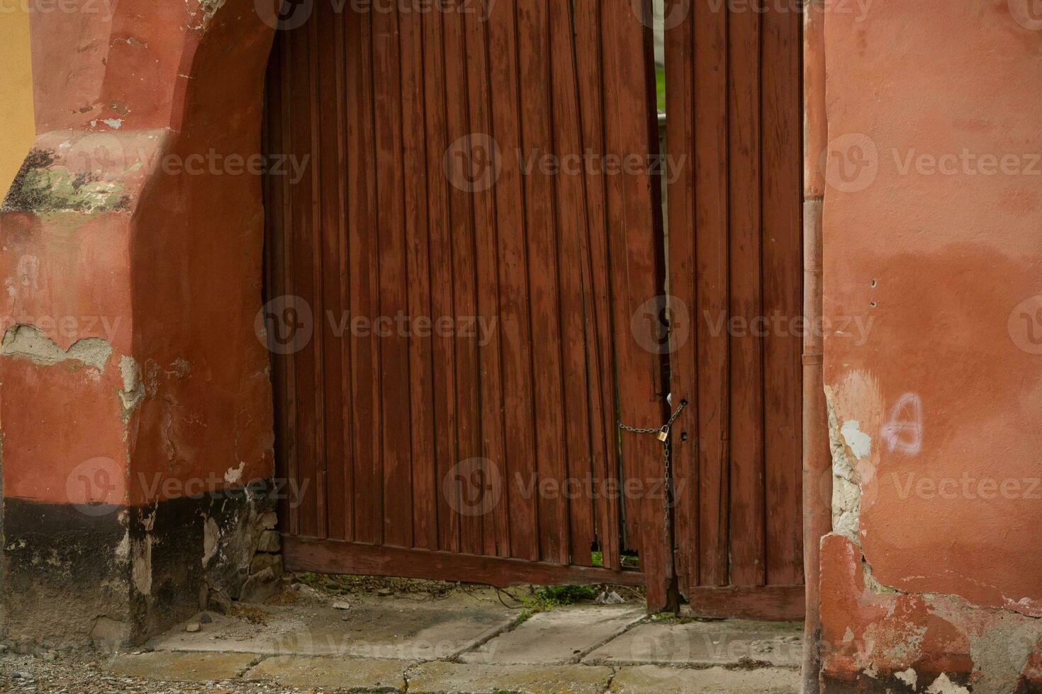 Biertan a very beautiful medieval village in Transylvania, Romania. A historical town in Romania that has preserved the Frankish and Gothic architectural style. Travel photo. photo