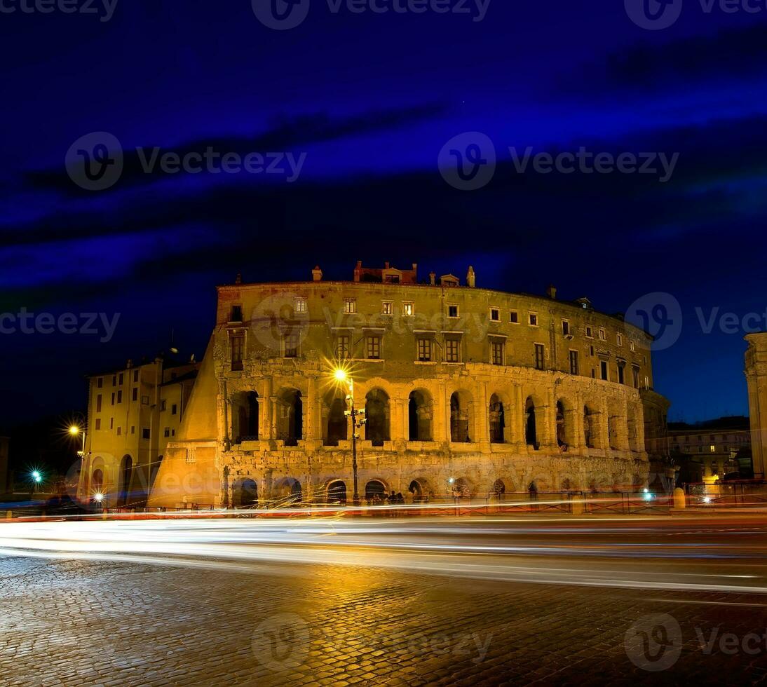 Colosseum at twilight photo