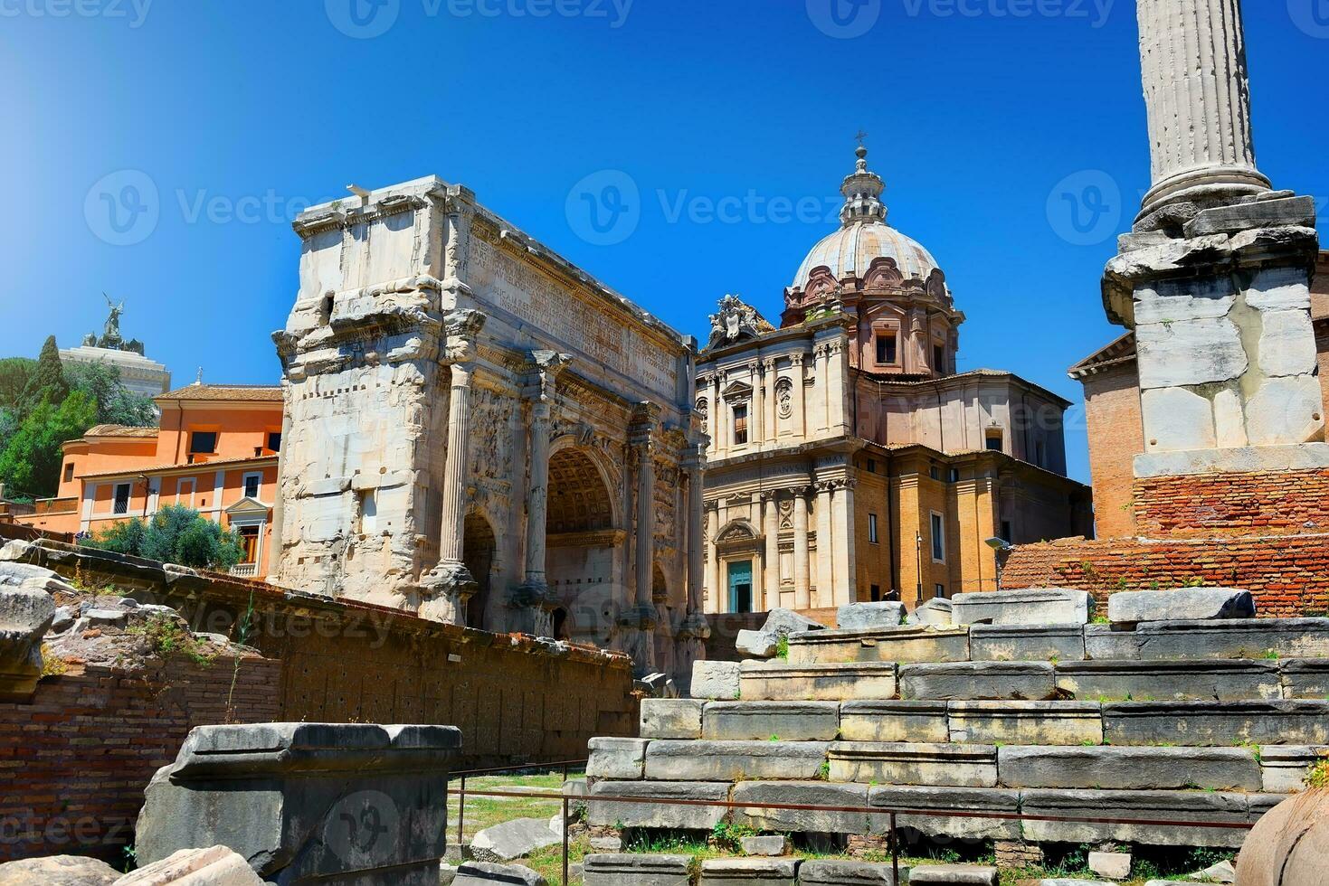 Temple in Roman Forum photo