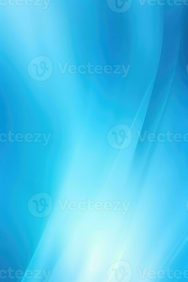 Abstract light blue blurred background with beautiful lighting spots and reflections photo
