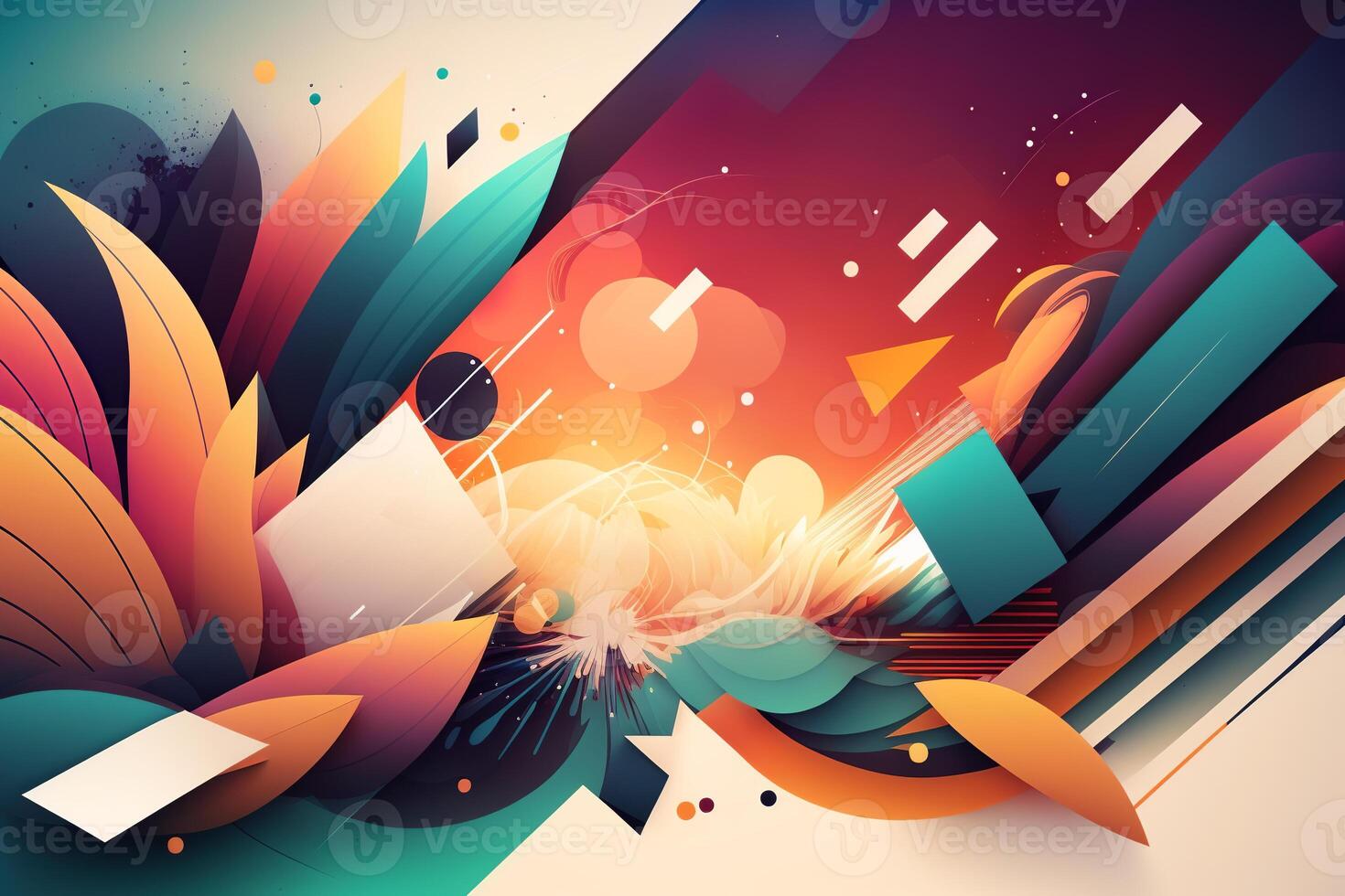 Bright dynamic abstract background, lines and stripes. photo