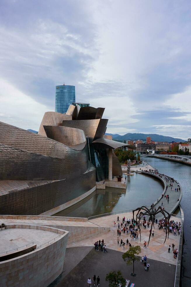 Bilbao, Bizkaia, Spain, 2023 - Guggenheim bilbao museum architecture, bilbao, basque country, spain , travel destinations photo