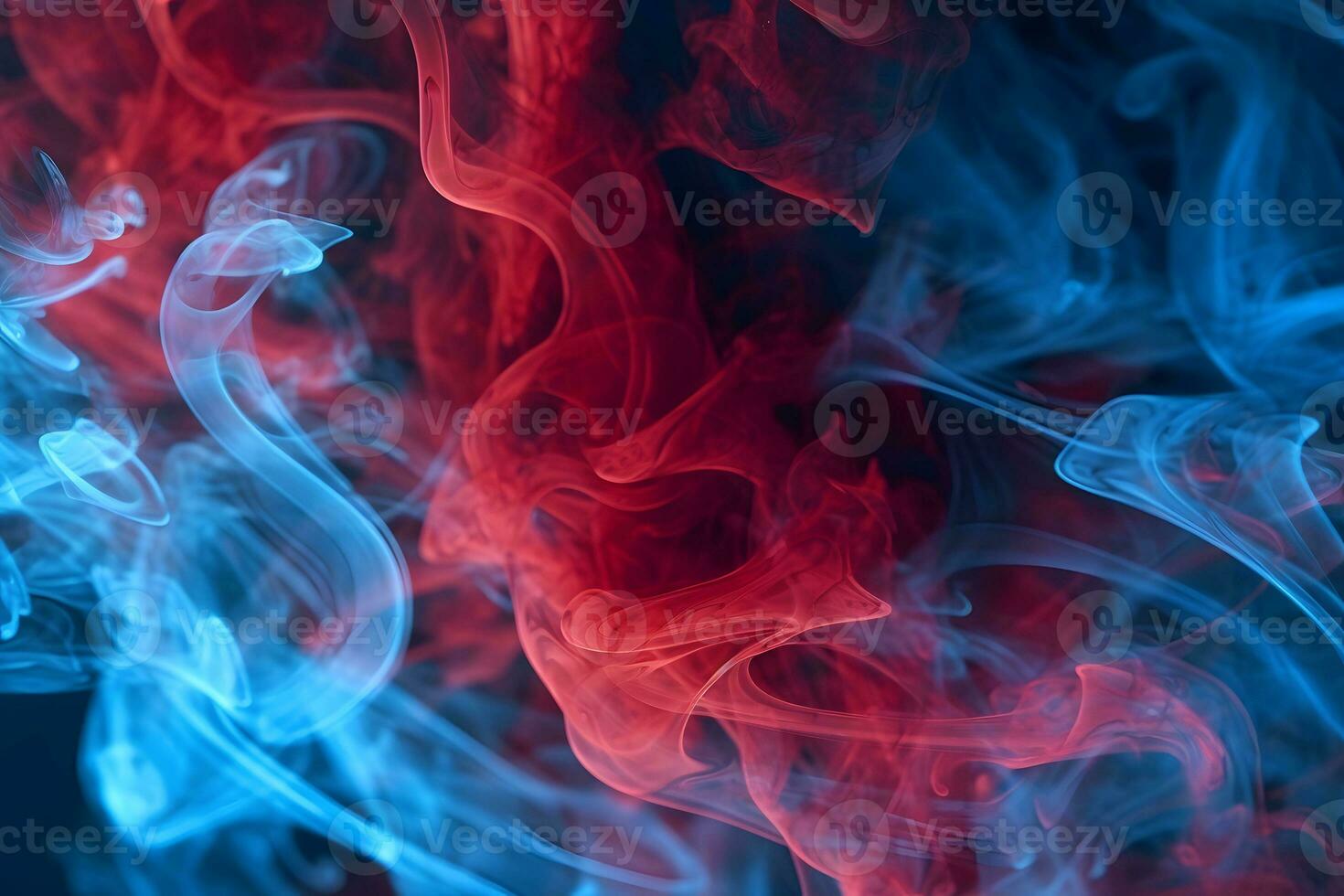 Abstract blue smoke texture, red smoker texture,  abstract background photo
