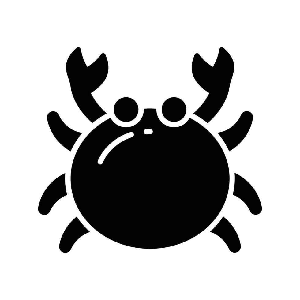 Get your hands on this cute vector of crab, a flashy sea animal