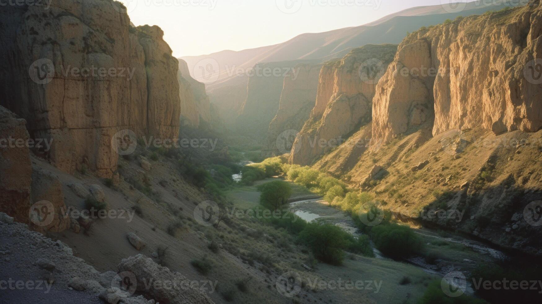 Landscape of a canyon. Nature photography. photo