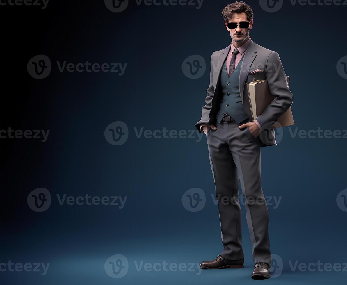 - Man in dark suit photo