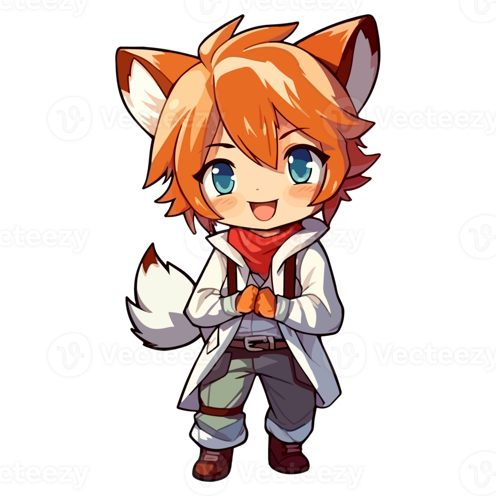 Cute Chibi Fox png