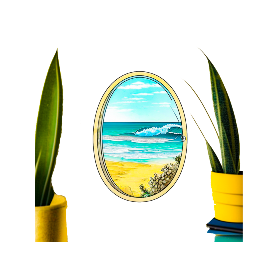 Dracaena trifaciata frame png