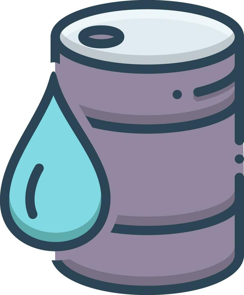 color icon for crude vector