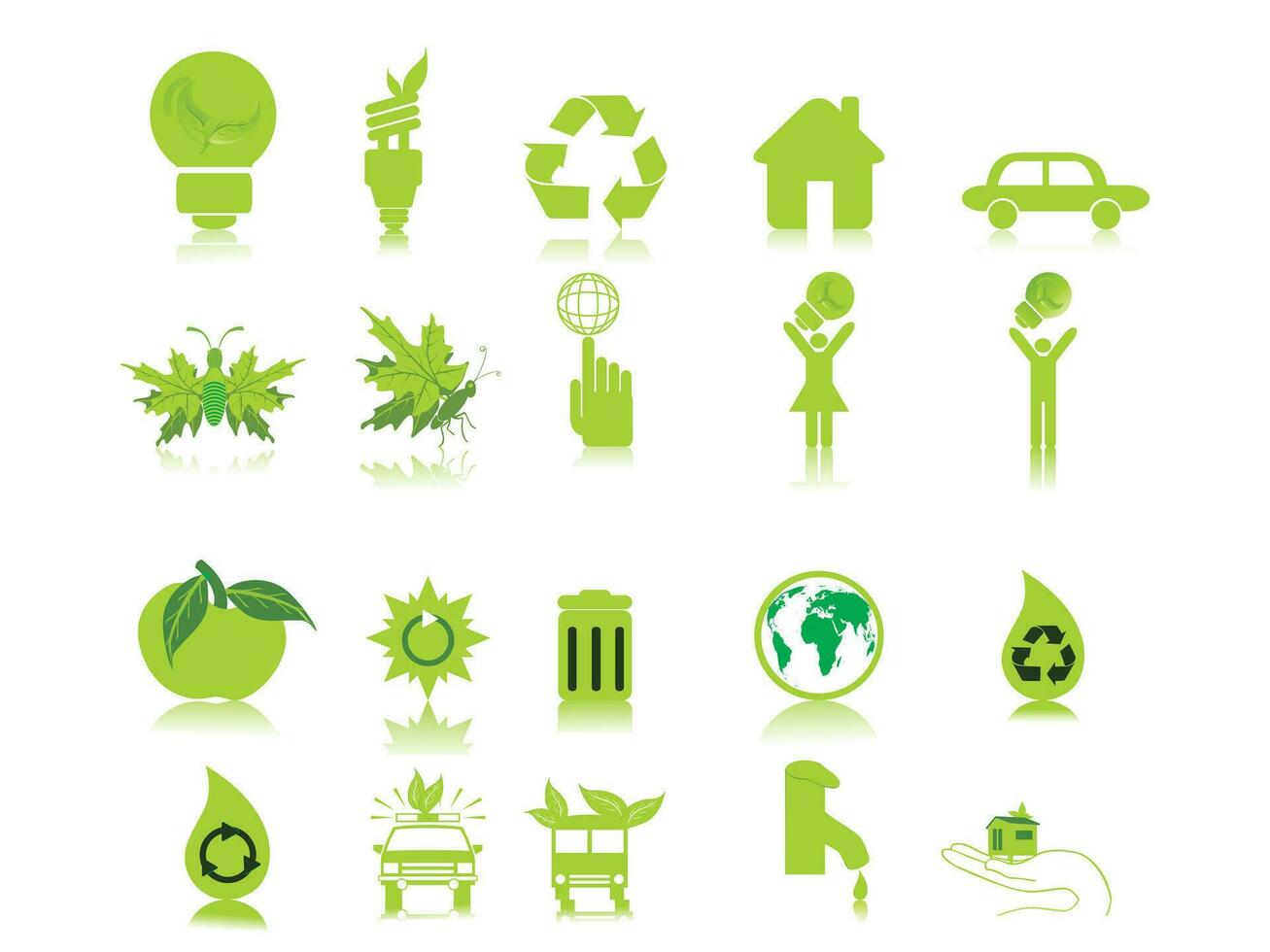 Nature icon or symbols vector