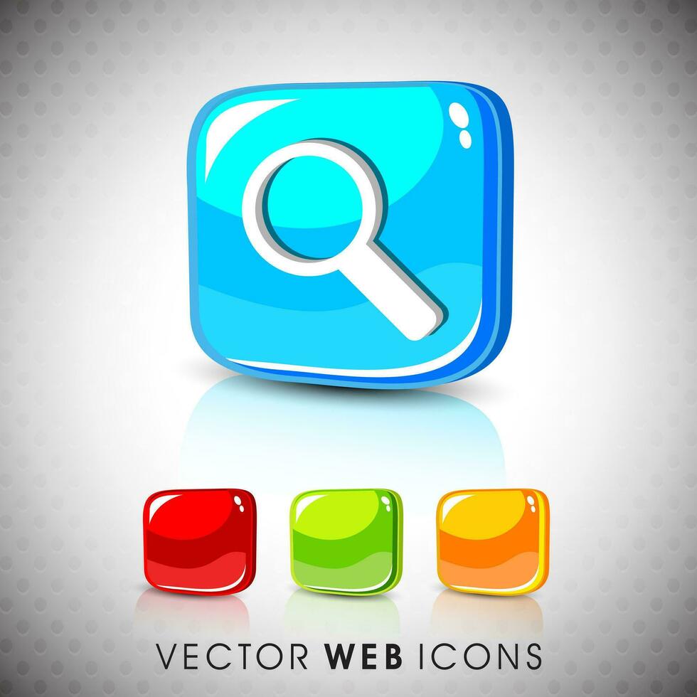 lustroso web iconos vector