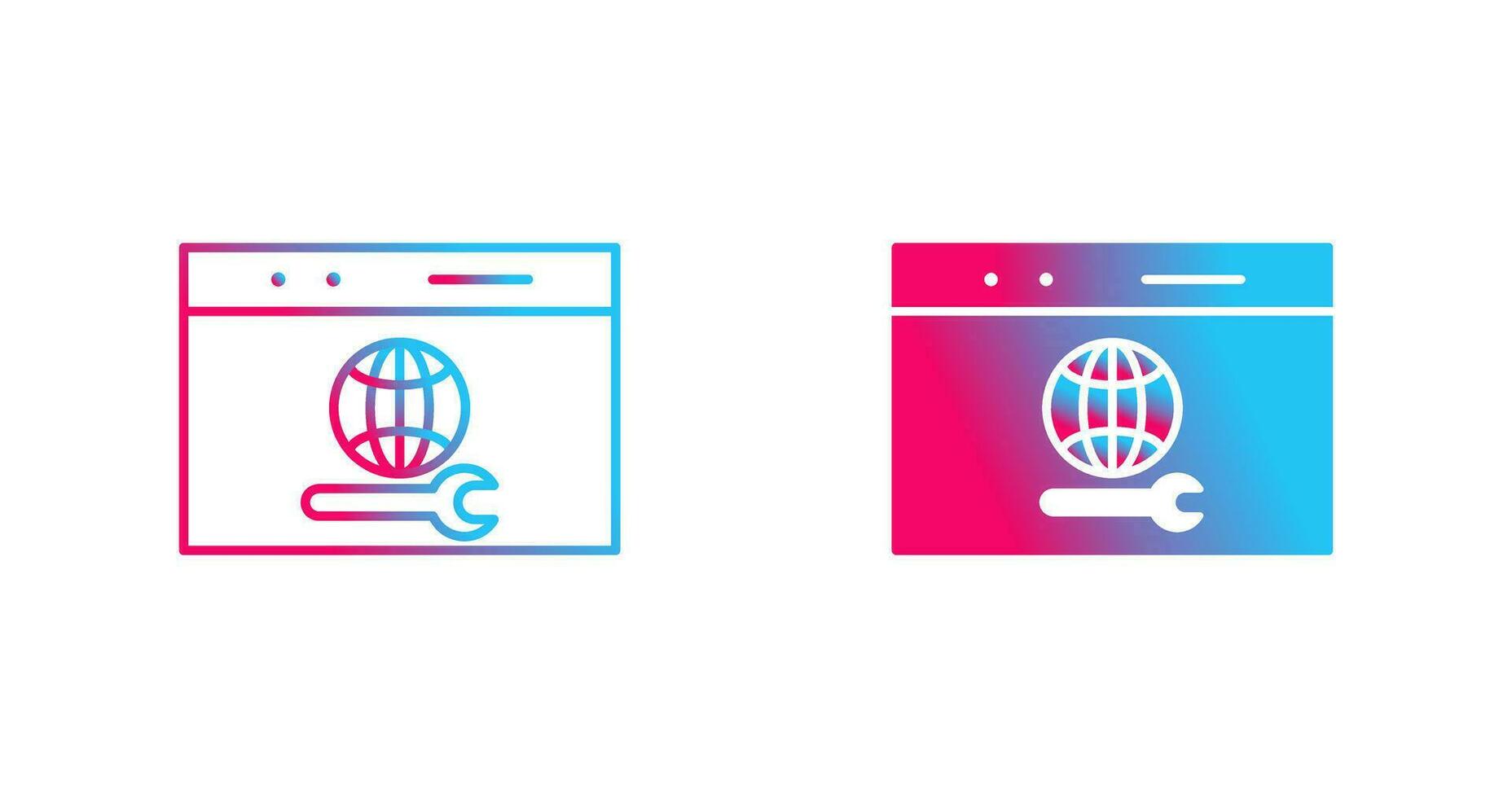 Unique Web Support Vector Icon