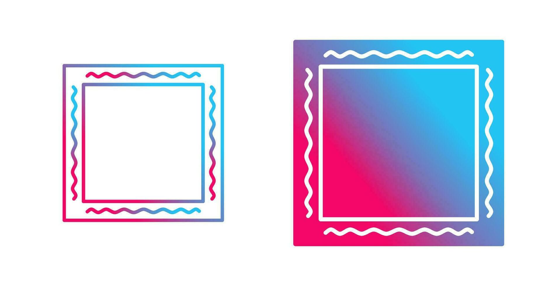 Unique Frame Vector Icon