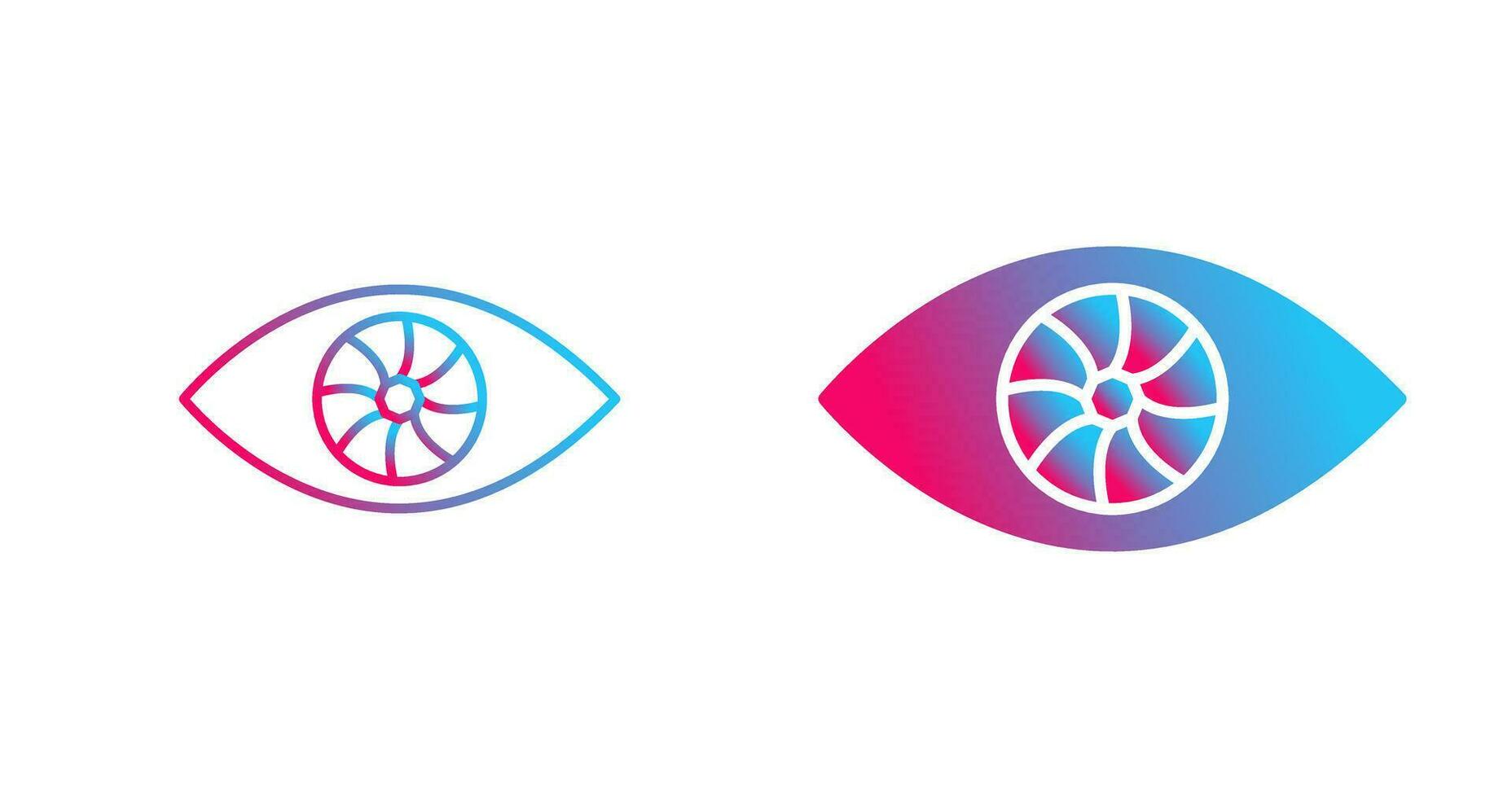 Unique Eye Vector Icon
