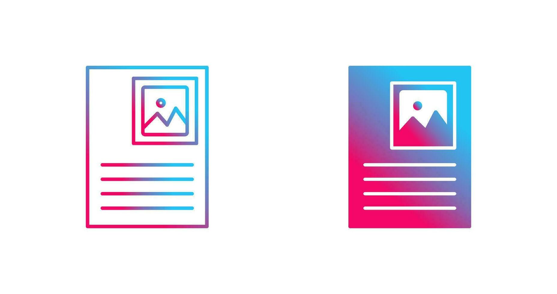 Picture Attachment Vector Icon