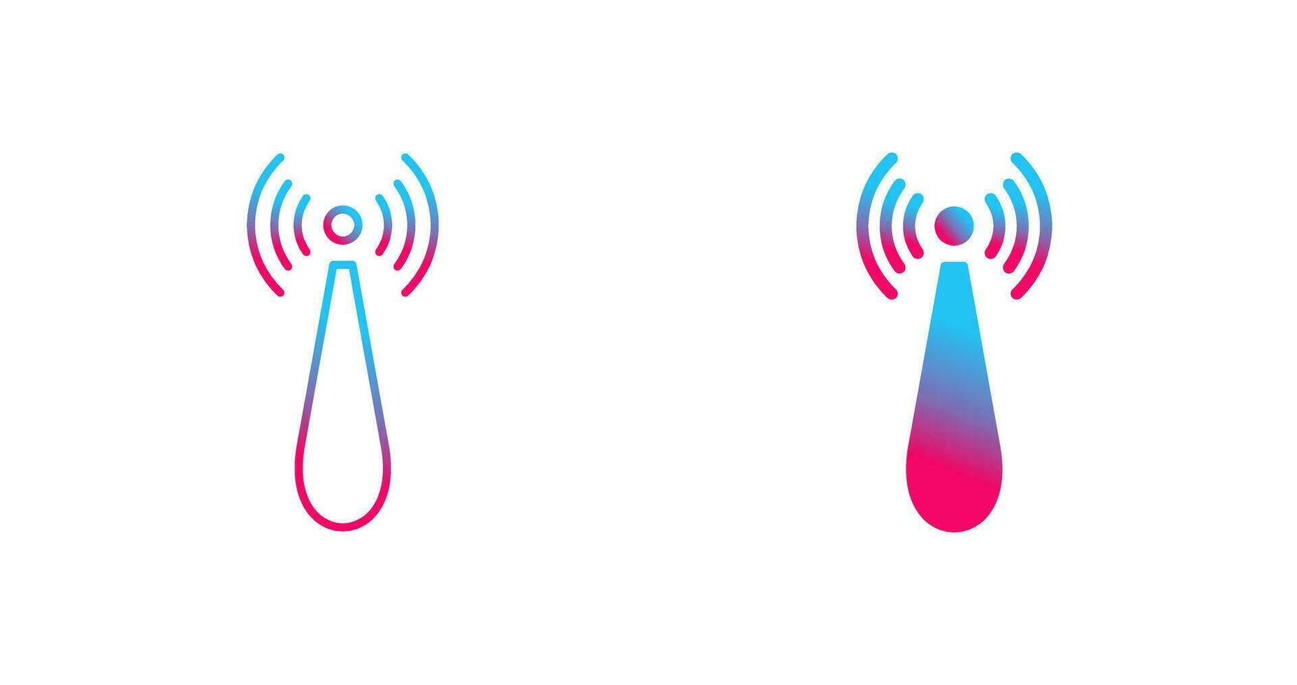Non Ionizing Radiation Vector Icon