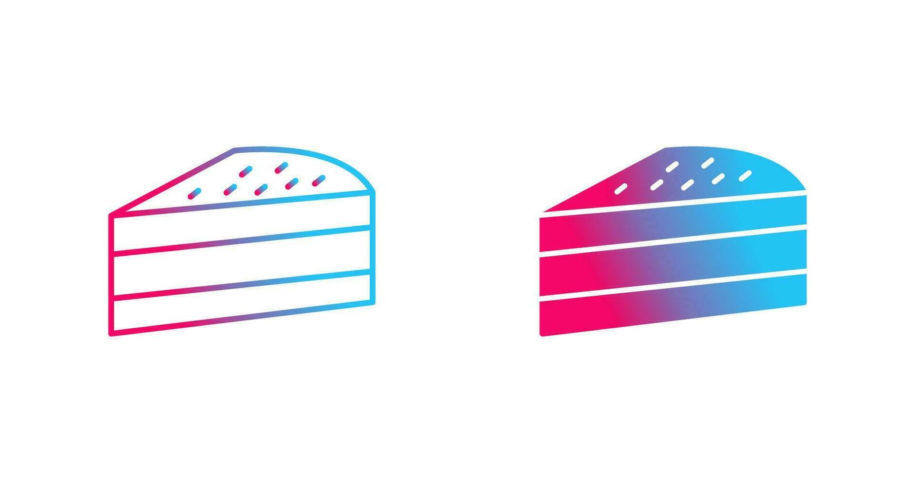 Cake Slice Vector Icon
