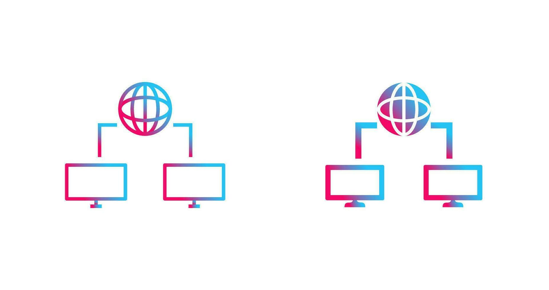 Unique Internet Connectivity Vector Icon
