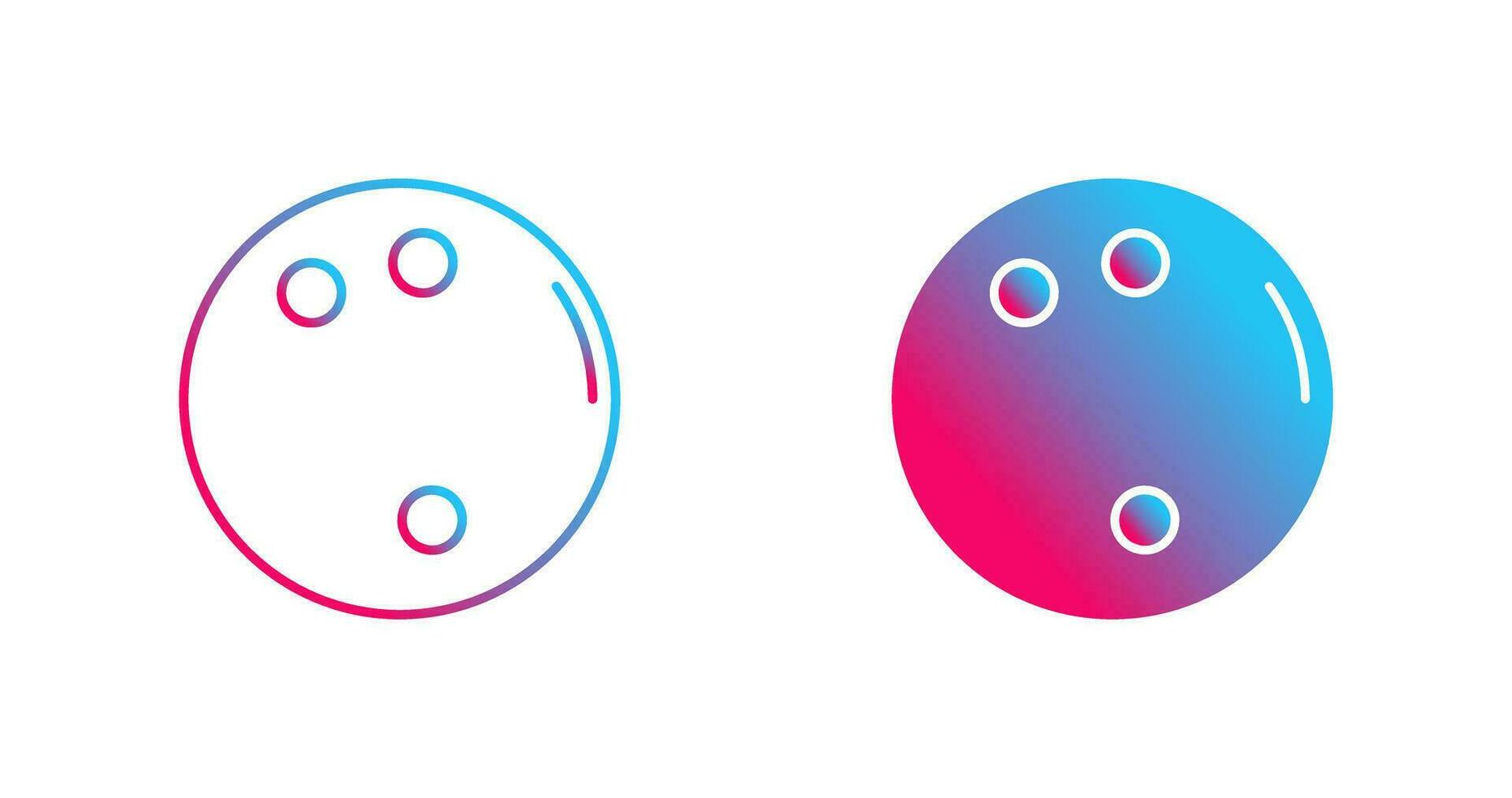 Bowling Ball Vector Icon
