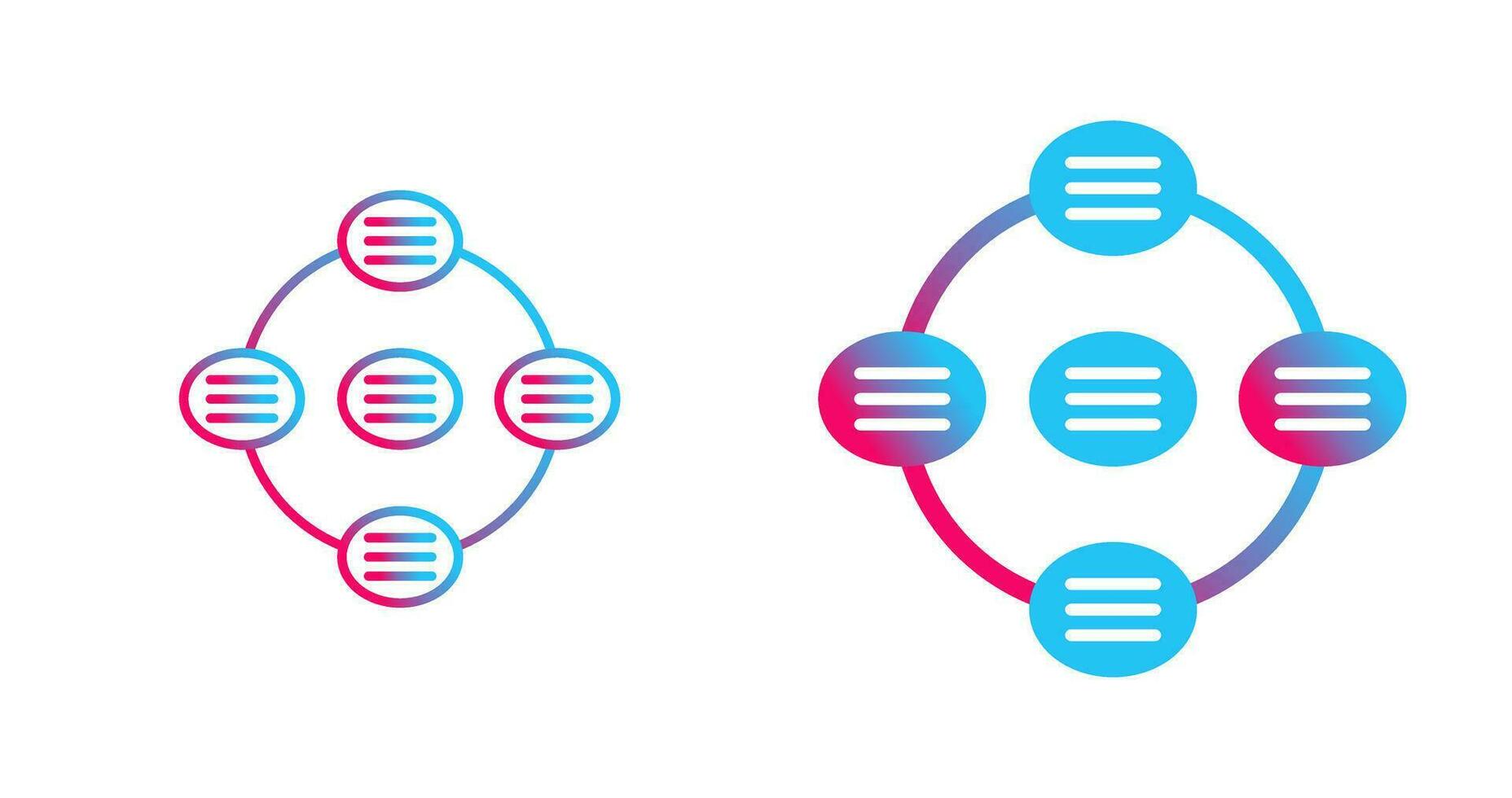 Unique Strategy Connsultation Vector Icon