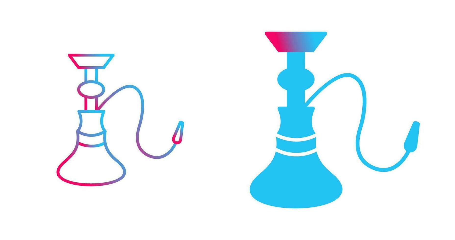 Unique Hookah Vector Icon