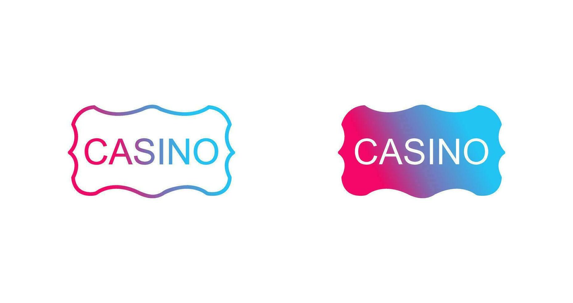 Casino Sign Vector Icon