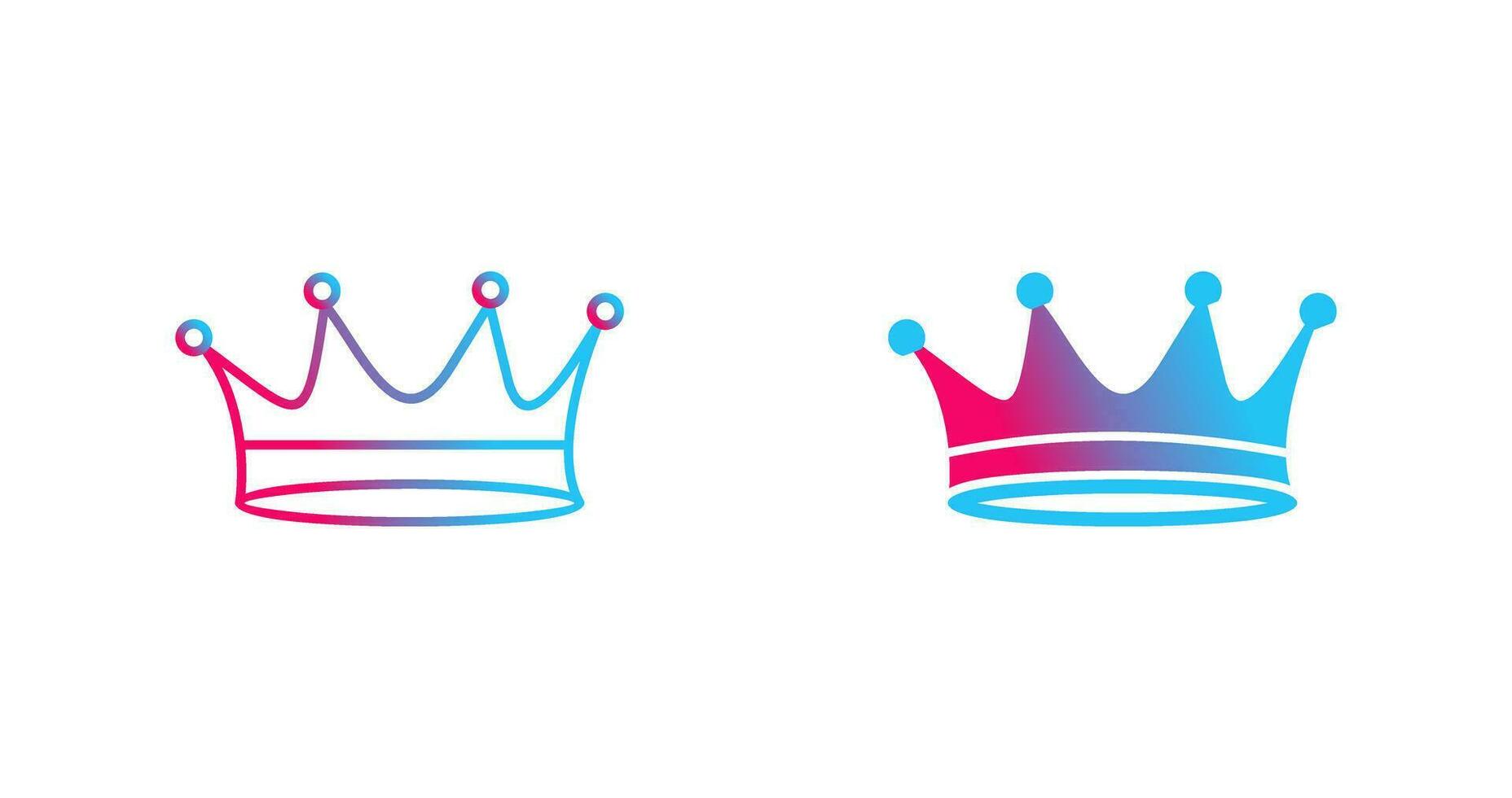 King Crown Vector Icon