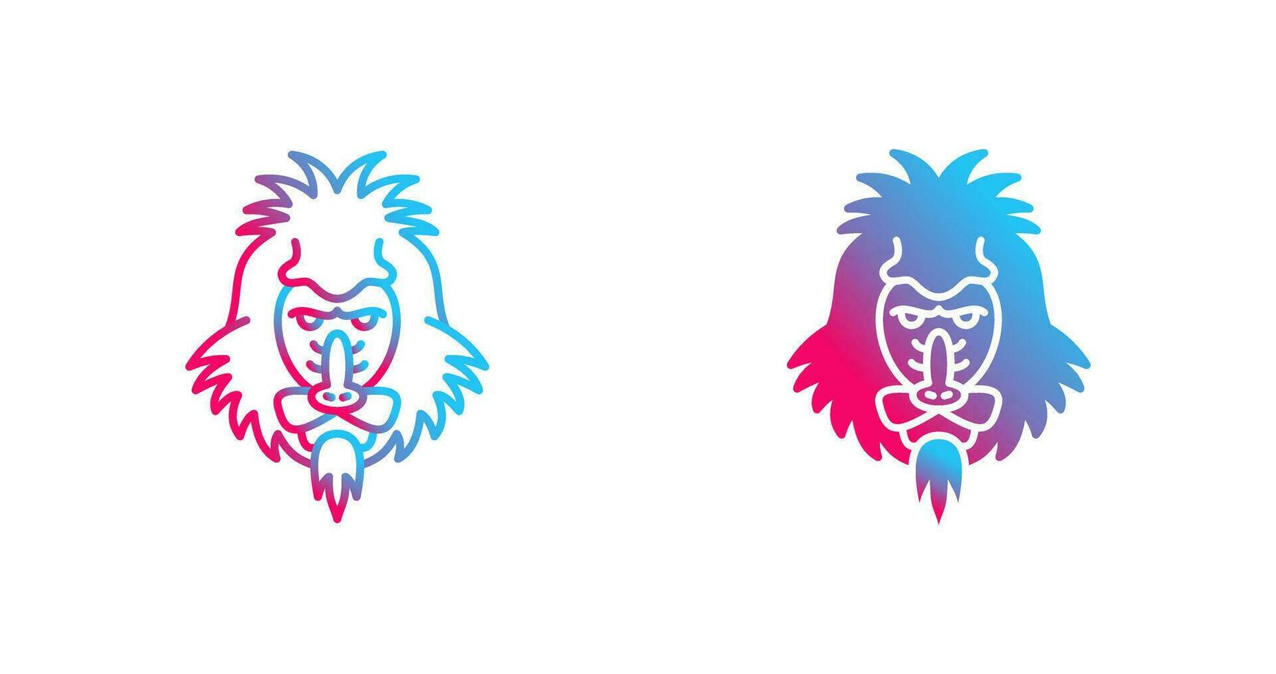 Mandrill Vector Icon