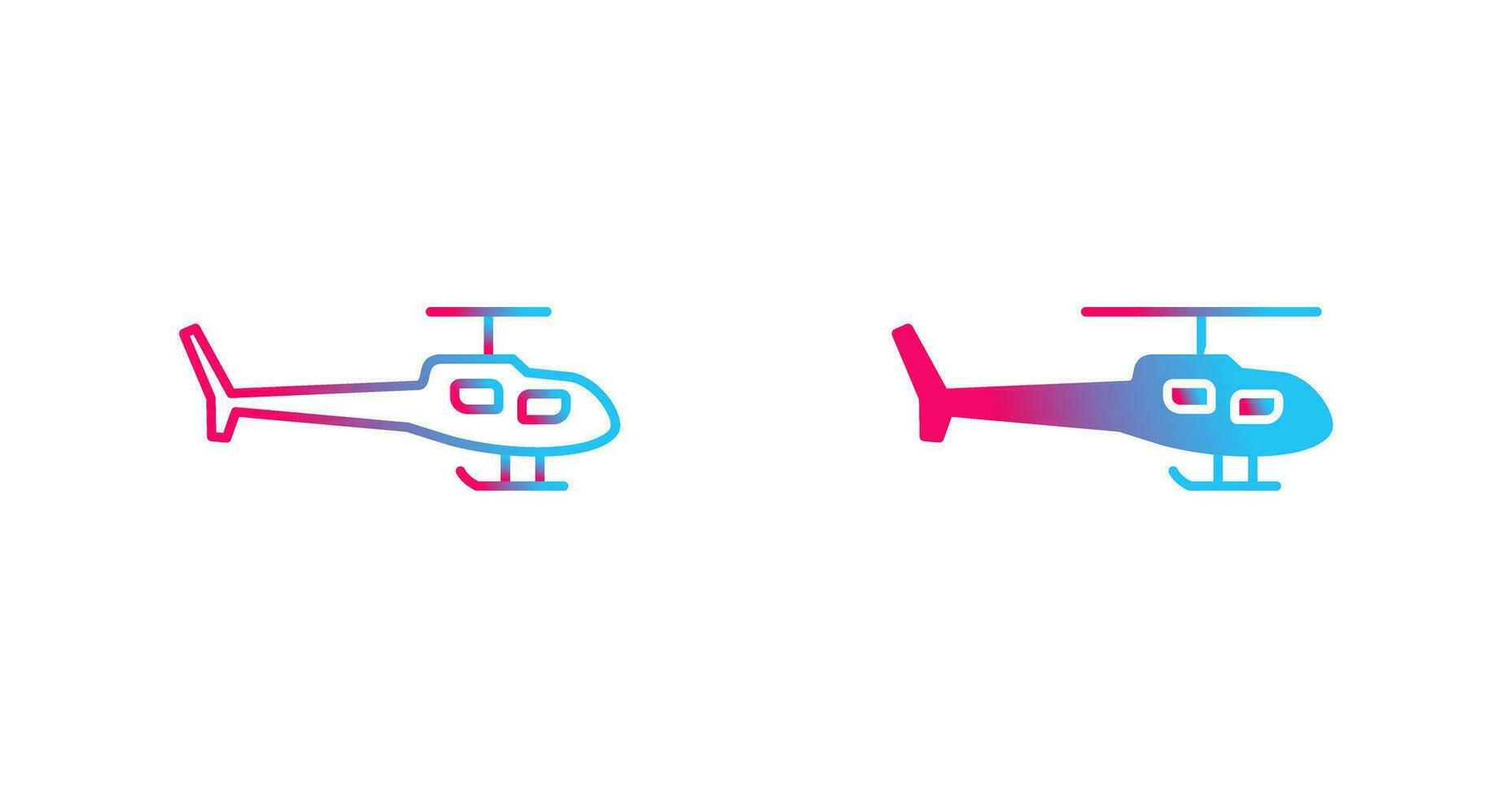 Helicopter Vector Icon