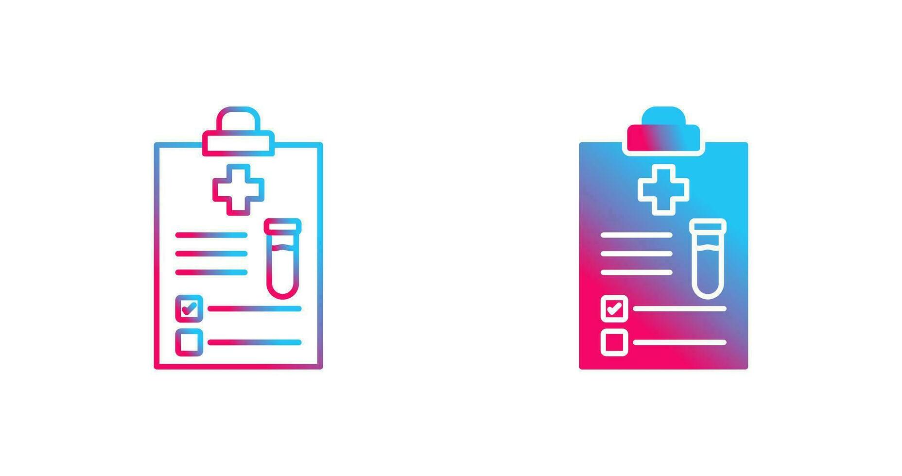 Medical Report Vector Icon