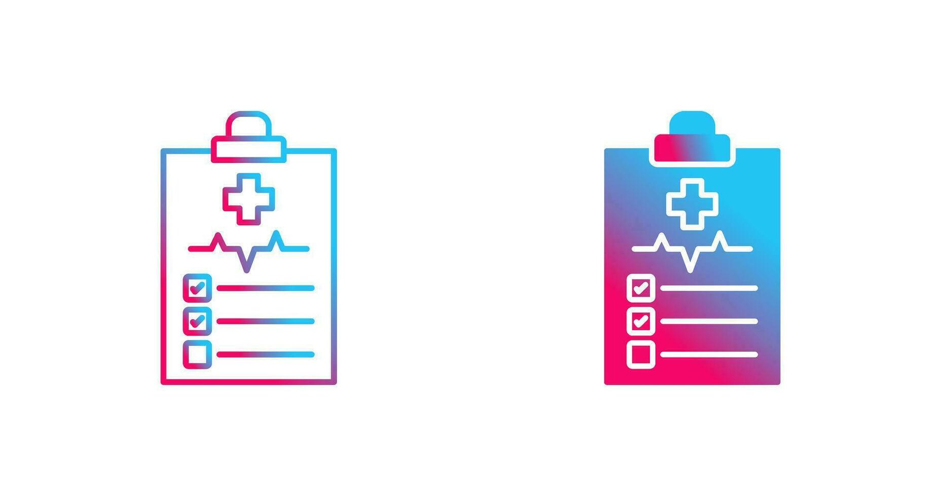 Medical History Vector Icon