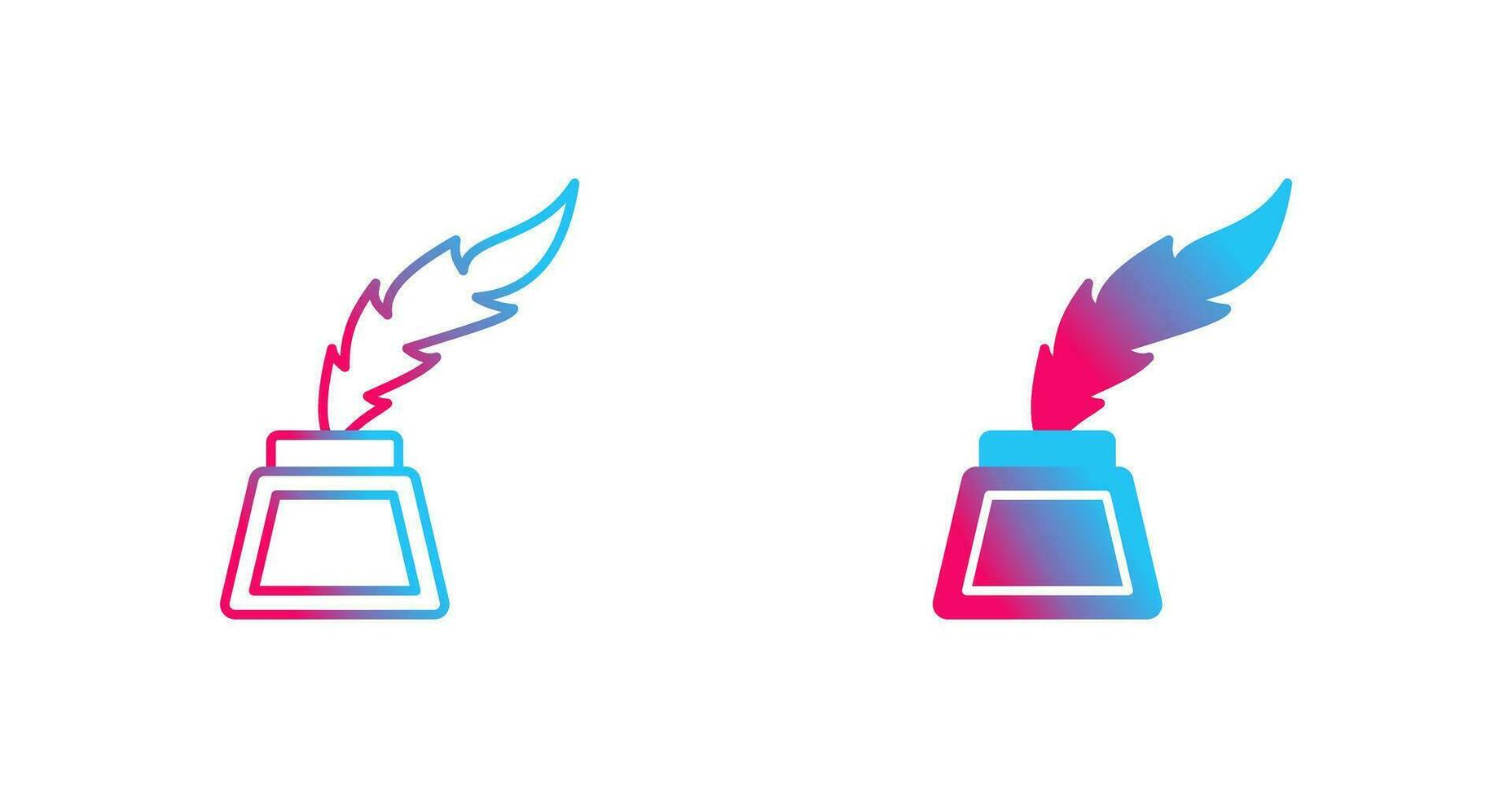 Inkwell Vector Icon